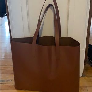 Everlane “Daymaker” Brown Italian Leather tote